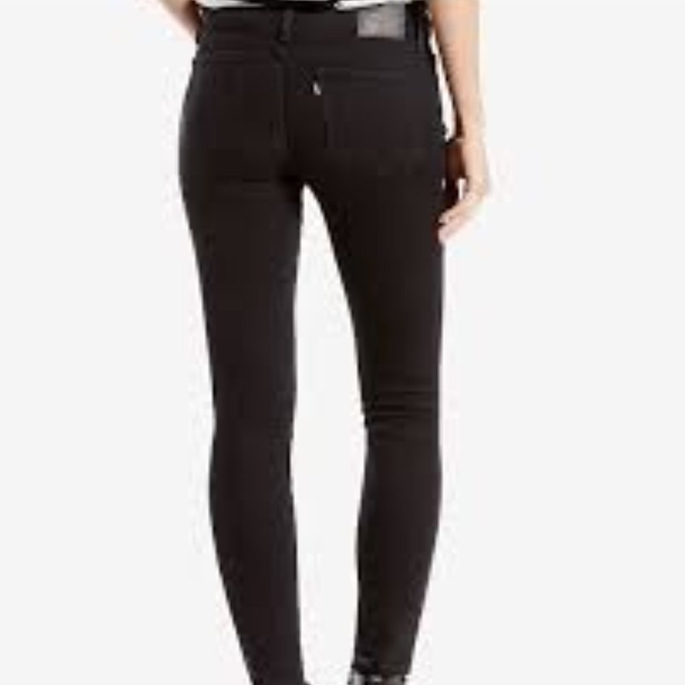 Levi's Women's 711 Skinny Jean Sz 0 Black, W25 L28